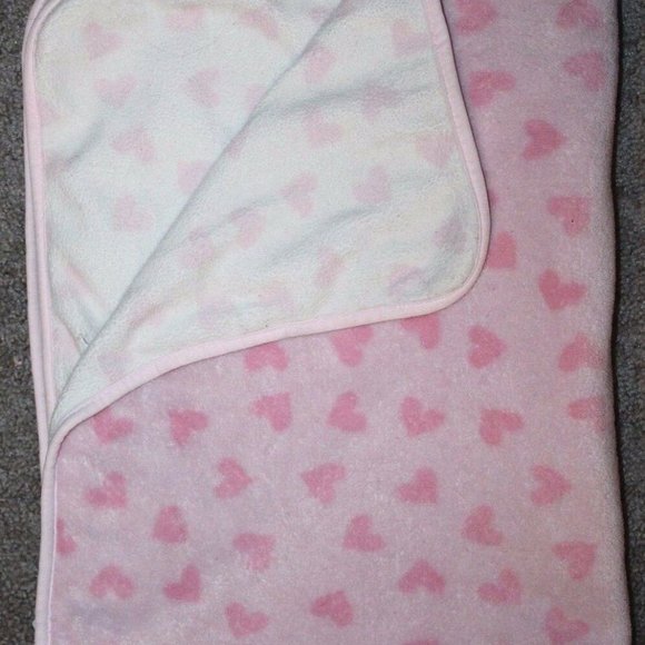 pink heart blanket